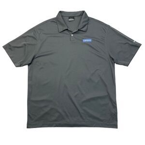 Nike Golf Polo Shirt Mens XL Extra Large Gray Moisture Wicking Performance